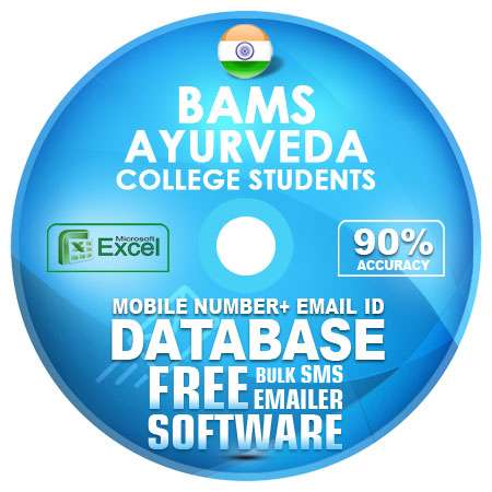 Indian BAMS Ayurveda College Students Mobile Number Email ID