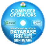 Indian Computer Operators email and mobile number database free download